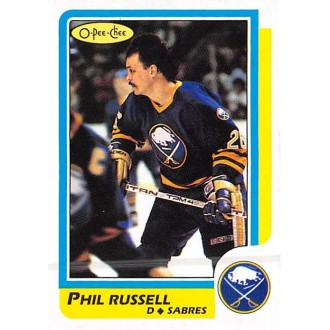 Řadové karty - Russell Phil - 1986-87 O-Pee-Chee No.142