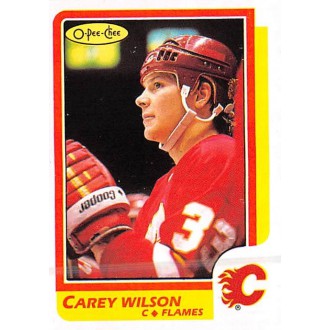 Řadové karty - Wilson Carey - 1986-87 O-Pee-Chee No.166