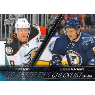 Řadové karty - Perry Corey, Tarasenko Vladimir - 2015-16 Upper Deck No.450