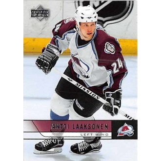 Řadové karty - Laaksonen Antti - 2006-07 Upper Deck No.304