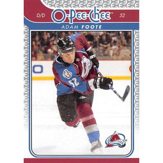 Řadové karty - Foote Adam - 2009-10 O-Pee-Chee No.231