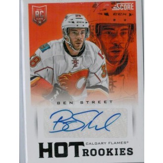 Podepsané karty - Street Ben - 2013-14 Score Hot Rookie Signatures No.749