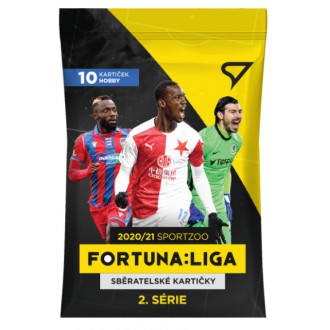 Fotbalové boxy a balíčky - Balíček Hobby FORTUNA:LIGA 2020/21 – 2. série