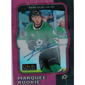 Podepsané karty - Elie Remi - 2017-18 O-Pee-Chee Platinum Retro Rainbow Red No.R89