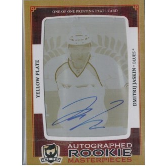 Podepsané karty - Jaškin Dmitrij - 2013-14 The Cup Printing Plates Yellow No.CUP-129