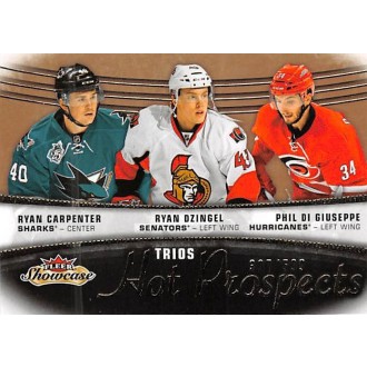 Řadové karty - Carpenter Ryan, Dzingel Ryan, Di Giuseppe Phil - 2015-16 Fleer Showcase No.110