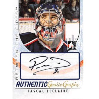 Podepsané karty - Leclaire Pascal - 2007-08 Between The Pipes Autographs No.A-PL