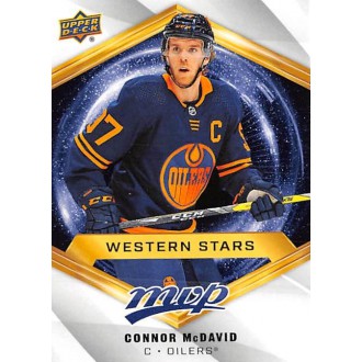 Insertní karty - McDavid Connor - 2020-21 MVP Western Stars No.WS1
