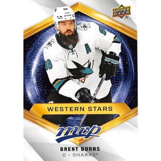 Insertní karty - Burns Brent - 2020-21 MVP Western Stars No.WS4