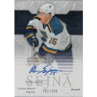 Podepsané karty - Sejna Peter - 2003-04 SP Authentic No.156