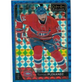 Paralelní karty - Plekanec Tomáš - 2016-17 O-Pee-Chee Platinum Royal Blue Cubes No.81