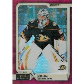 Paralelní karty - Gibson John - 2018-19 O-Pee-Chee Platinum Red Prism No.38