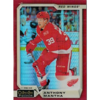 Paralelní karty - Mantha Anthony - 2018-19 O-Pee-Chee Platinum Red Prism No.123