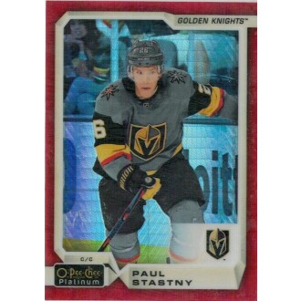 Paralelní karty - Stastny Paul - 2018-19 O-Pee-Chee Platinum Red Prism No.104