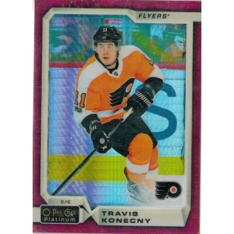 Paralelní karty - Konecny Travis - 2018-19 O-Pee-Chee Platinum Red Prism No.79