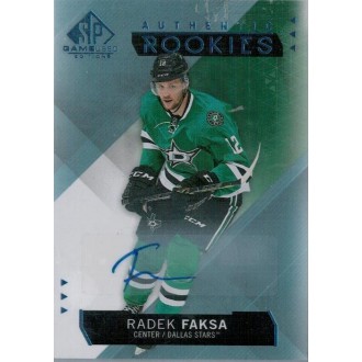 Podepsané karty - Faksa Radek - 2015-16 SP Game Used Autographs Blue No.183