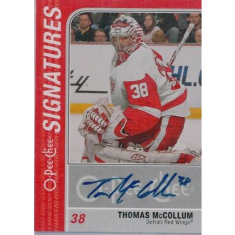 Podepsané karty - McCollum Thomas - 2011-12 O-Pee-Chee Signatures No.OS-TM