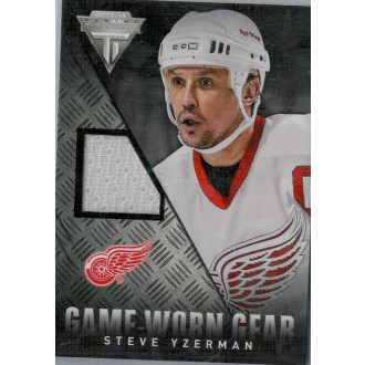 Jersey karty - Yzerman Steve - 2013-14 Titanium Game Worn Gear No.GG-SY