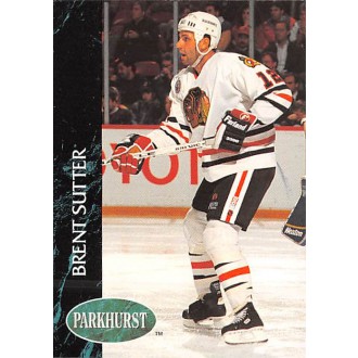Řadové karty - Sutter Brent - 1992-93 Parkhurst No.33