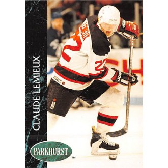Řadové karty - Lemieux Claude - 1992-93 Parkhurst No.89