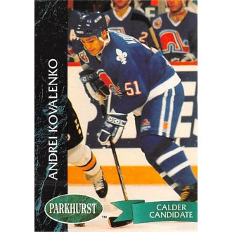 Řadové karty - Kovalenko Andrei - 1992-93 Parkhurst No.150