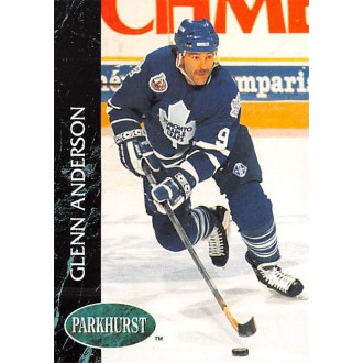 Řadové karty - Anderson Glenn - 1992-93 Parkhurst No.178
