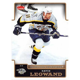 Řadové karty - Legwand David - 2006-07 Fleer No.112