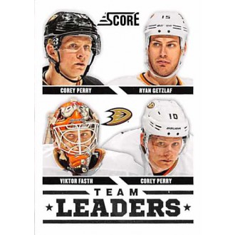 Řadové karty - Perry Corey, Getzlaf Ryan, Fasth Viktor - 2013-14 Score No.551