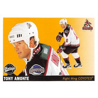 Řadové karty - Amonte Tony - 2002-03 Vintage No.199
