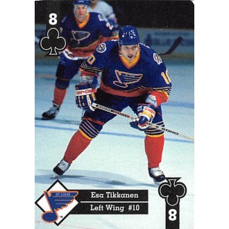 Řadové karty - Tikkanen Esa - 1995-96 Hoyle Western Conference Playing Cards No.8C