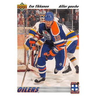 Insertní karty - Tikkanen Esa - 1991-92 Upper Deck French Euro-Stars No.No.E10