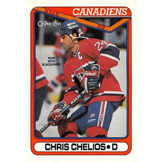 Řadové karty - Chelios Chris - 1990-91 O-Pee-Chee No.29
