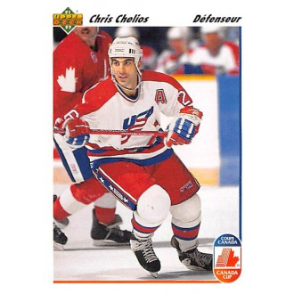 Řadové karty - Chelios Chris - 1991-92 Upper Deck French No.37