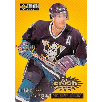 Insertní karty - Selanne Teemu - 1997-98 Collectors Choice You Crash the Game (vs. New Jersey) No.C8.1