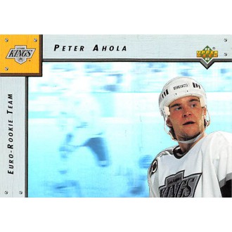 Insertní karty - Ahola Peter - 1992-93 Upper Deck Euro-Rookie Team No.ERT4