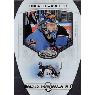 Insertní karty - Pavelec Ondřej - 2011-12 Certified Masked Marvels No.14