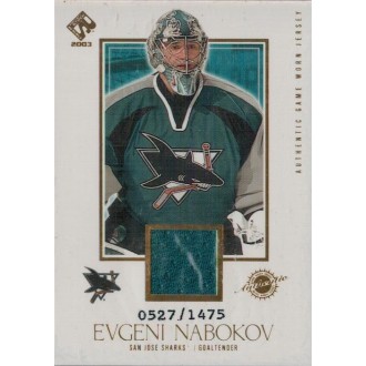 Jersey karty - Nabokov Evgeni - 2002-03 Private Stock Reserve No.141
