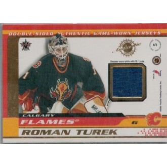 Jersey karty - Turek Roman, Brathwaite Fred - 2001-02 Vanguard Memorabilia No.5