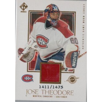 Jersey karty - Theodore Jose - 2002-03 Private Stock Reserve No.127