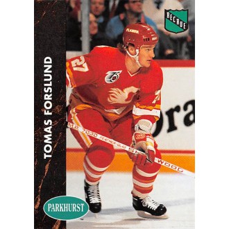 Řadové karty - Forslund Tomas - 1991-92 Parkhurst French No.20