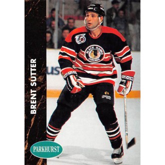 Řadové karty - Sutter Brent - 1991-92 Parkhurst French No.35