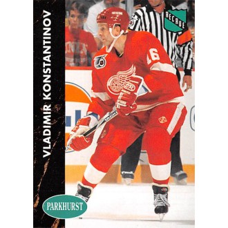 Řadové karty - Konstantinov Vladimir - 1991-92 Parkhurst French No.46