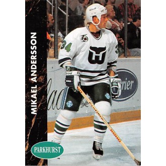 Řadové karty - Andersson Mikael - 1991-92 Parkhurst French No.63