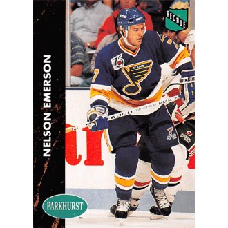 Řadové karty - Emerson Nelson - 1991-92 Parkhurst French No.151