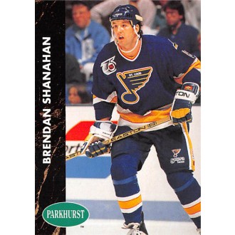 Řadové karty - Shanahan Brendan - 1991-92 Parkhurst French No.153