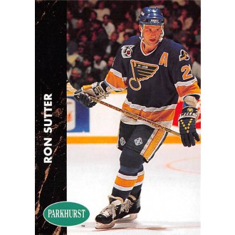 Řadové karty - Sutter Ron - 1991-92 Parkhurst French No.158
