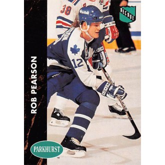 Řadové karty - Pearson Rob - 1991-92 Parkhurst French No.169