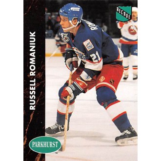 Řadové karty - Romaniuk Russ - 1991-92 Parkhurst French No.198
