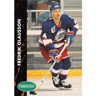 Řadové karty - Olausson Fredrik - 1991-92 Parkhurst French No.203