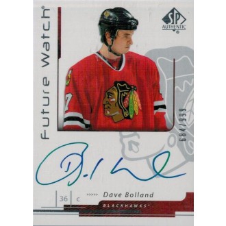 Podepsané karty - Bolland Dave - 2006-07 SP Authentic No.171
